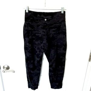 Lululemon Align Jogger Crop *23" Incognito Camo Multi Grey Size 6